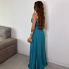 VESTIDO IMPERIO TURQUESA