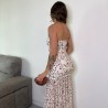 VESTIDO TOPOS TUL + CHAL