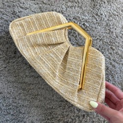 BOLSO ASA DORADA