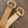 CINTURÓN RAFIA BEIGE