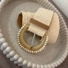 CINTURÓN RAFIA BEIGE