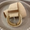 CINTURÓN RAFIA BEIGE