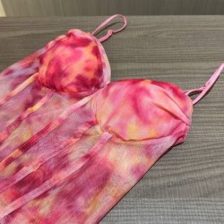 TOP VARILLAS TONO FUCSIA
