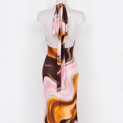 VESTIDO HALTER ACUARELA