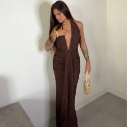 VESTIDO AURA CHOCO