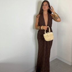 VESTIDO AURA CHOCO