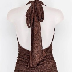 VESTIDO AURA CHOCO