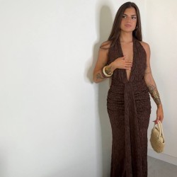 VESTIDO AURA CHOCO