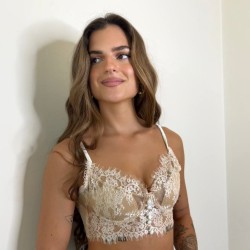 TOP LENCERO CREMA