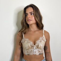 TOP LENCERO CREMA