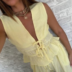 CONJUNTO NUDO AMARILLO MANTEQUILLA