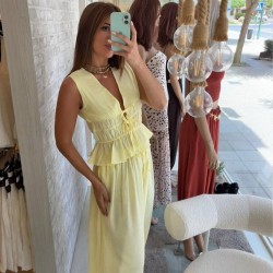 CONJUNTO NUDO AMARILLO MANTEQUILLA