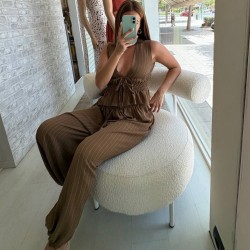 CONJUNTO NUDO RAYA DIPLOMÁTICA CHOCO