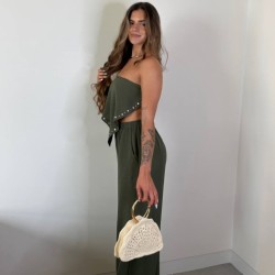 PANTALÓN PAÑUELO VERDE MILITAR