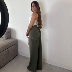 PANTALÓN PAÑUELO VERDE MILITAR