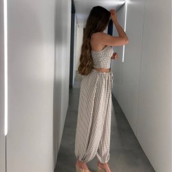 CONJUNTO VICHY TAUPÉ