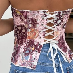 CORSET ENCAJE COLORES