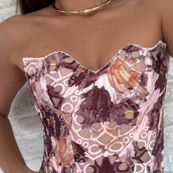 CORSET ENCAJE COLORES