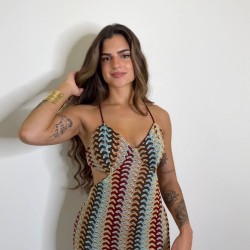 VESTIDO IDOLE VINO
