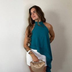 FALDA PANTALÓN CINTURÓN BLANCA