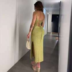 VESTIDO LUXURY VERDE LIMA