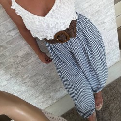 PANTALÓN VICHY MARINO