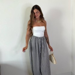 PANTALÓN VICHY CHOCO