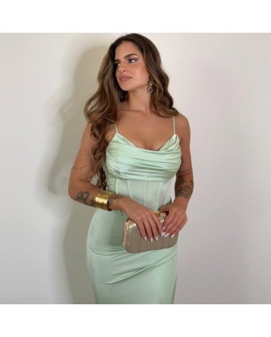 VESTIDO CORSET MENTA