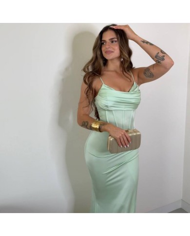 VESTIDO CORSET MENTA
