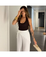 PANTALÓN PAÑUELO BLANCO