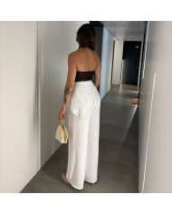 PANTALÓN PAÑUELO BLANCO