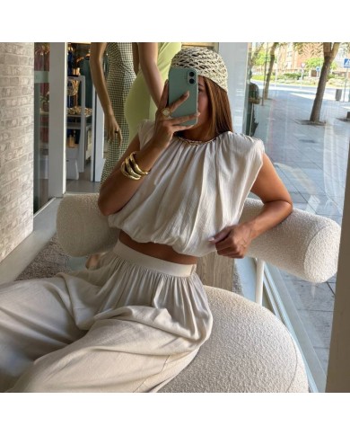 CONJUNTO SUMMER HOMBRERA BEIGE