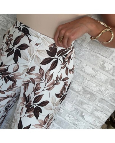 PANTALÓN ESTAMPADO CHOCO