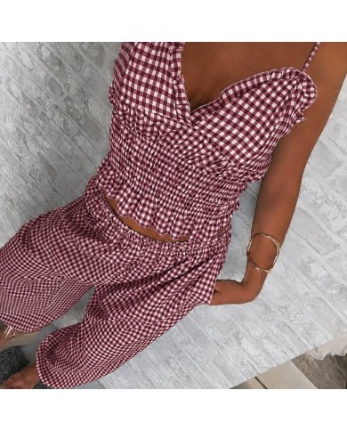 CONJUNTO VICHY TRIÁNGULO VINO