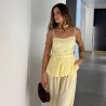 CONJUNTO BOMBACHO AMARILLO MANTEQUILLA