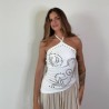 TOP TACHAS BLANCO