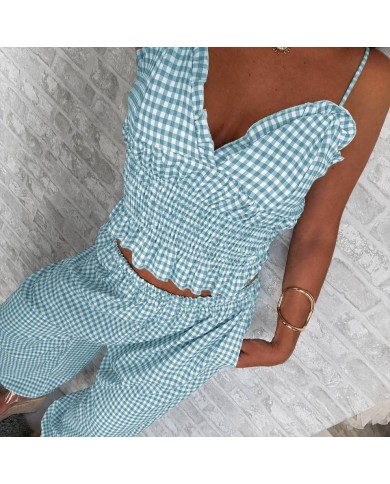 CONJUNTO VICHY TRIÁNGULO TURQUESA