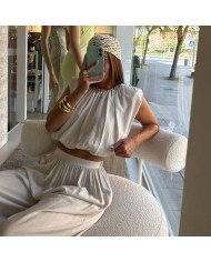 CONJUNTO SUMMER HOMBRERAS BEIGE