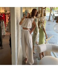 CONJUNTO SUMMER HOMBRERAS BEIGE