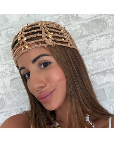 GORRITO SUMMER LENTEJUELAS CAMEL