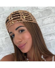 GORRITO SUMMER LENTEJUELAS CAMEL
