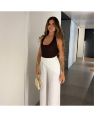 PREVENTA PANTALÓN PAÑUELO BLANCO