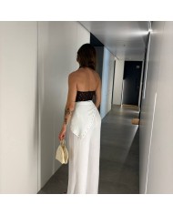 PREVENTA PANTALÓN PAÑUELO BLANCO
