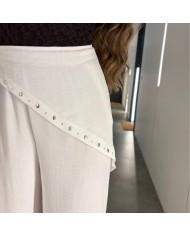 PREVENTA PANTALÓN PAÑUELO BLANCO