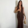 VESTIDO AURA CHOCO