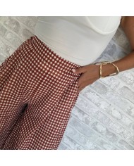 PANTALÓN VICHY TEJA