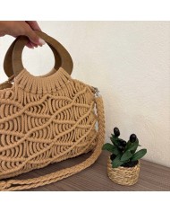 BOLSO SUMMER ASA DE MADERA
