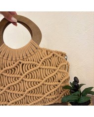 BOLSO SUMMER ASA DE MADERA