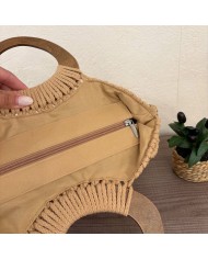 BOLSO SUMMER ASA DE MADERA