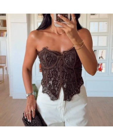 CORSET BOTONES CHOCO